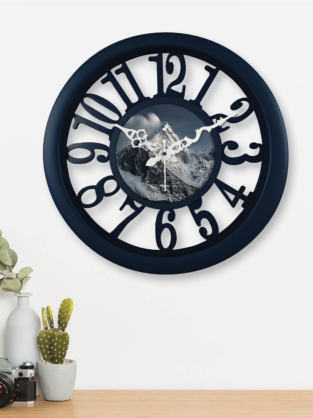 

RANDOM Black Printed Contemporary Wall Clock