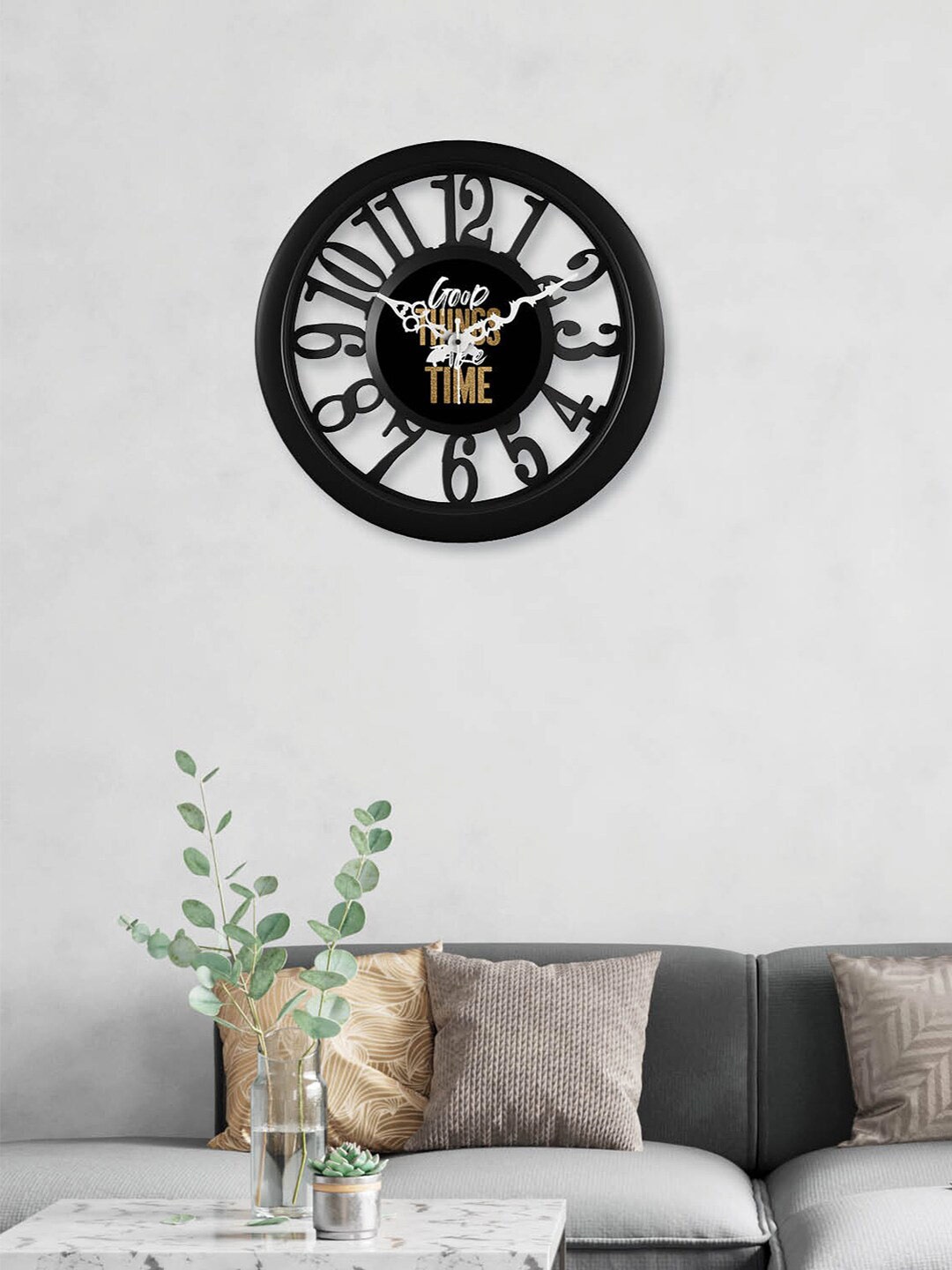 

RANDOM Black & White Printed Contemporary Analogue Wall Clock