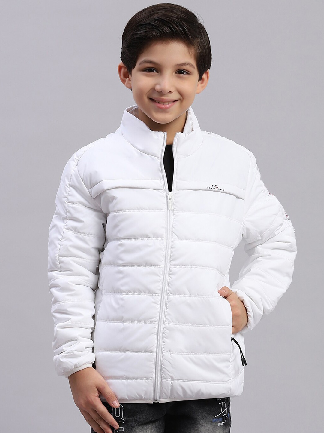 

Monte Carlo Boys Lightweight Padded Jacket, White