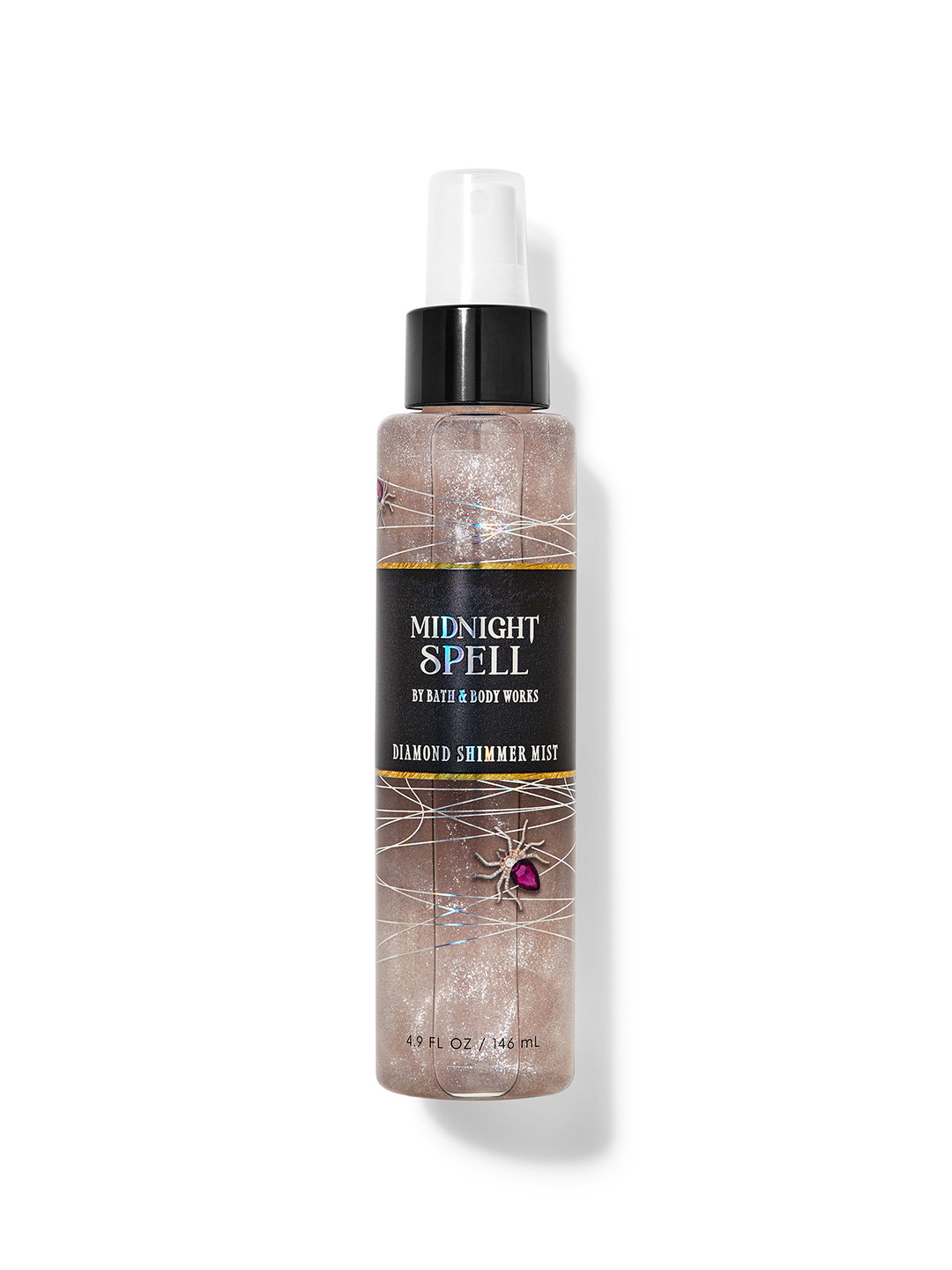 

Bath & Body Works Midnight Spell Diamond Shimmer Mist - 145ml, Black