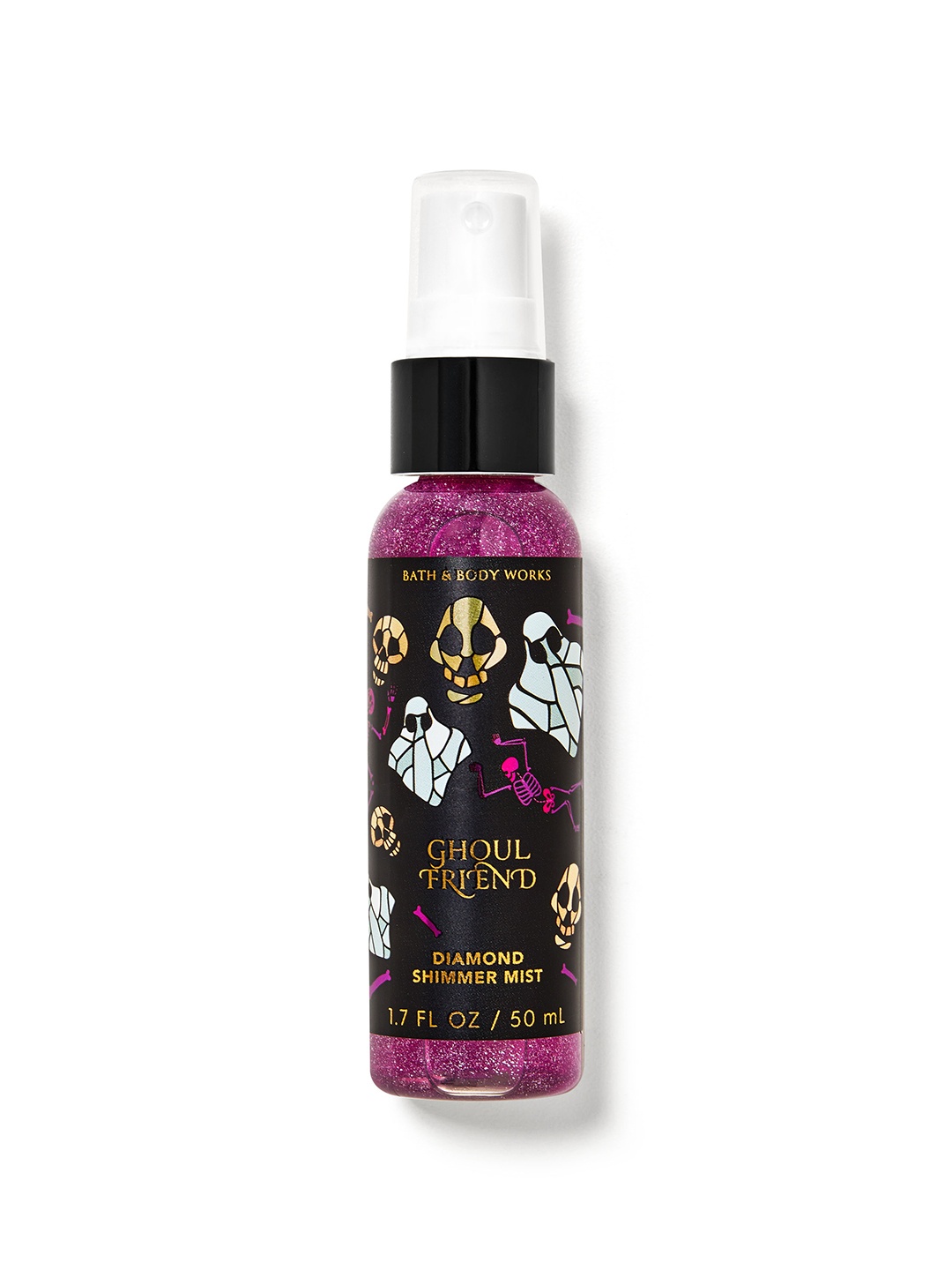 

Bath & Body Works Ghoul Friend Travel Size Diamond Shimmer Body Mist - 50ml, Pink