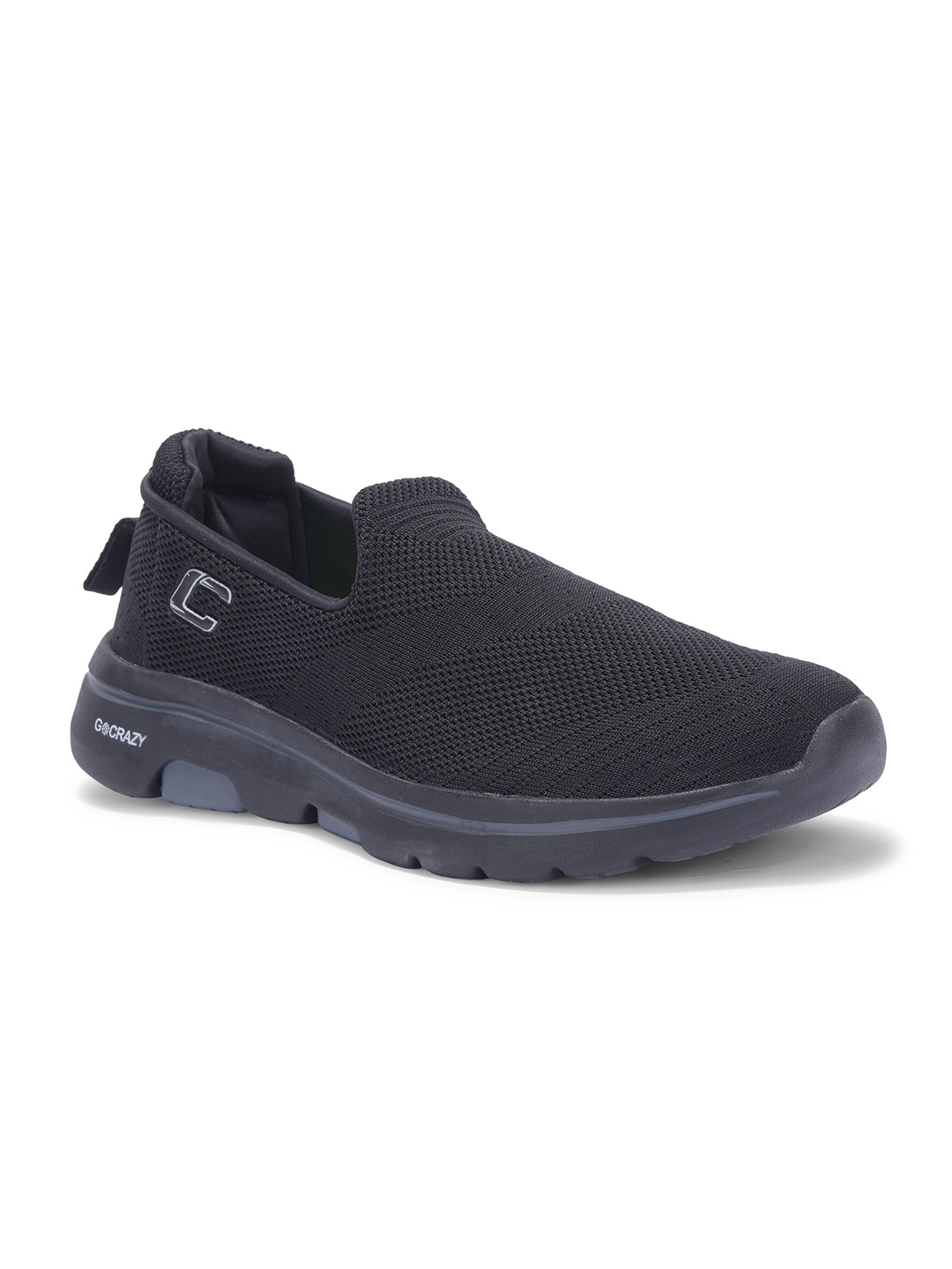 

COBB Men Textured Slip-On Walking Shoes, Black
