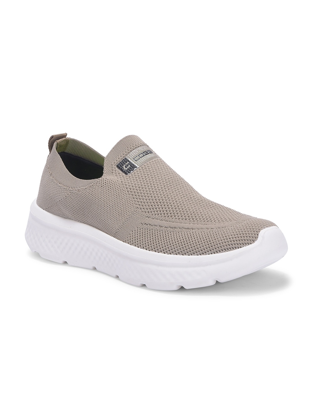 

COBB Men Textured Slip-On Walking Shoes, Beige