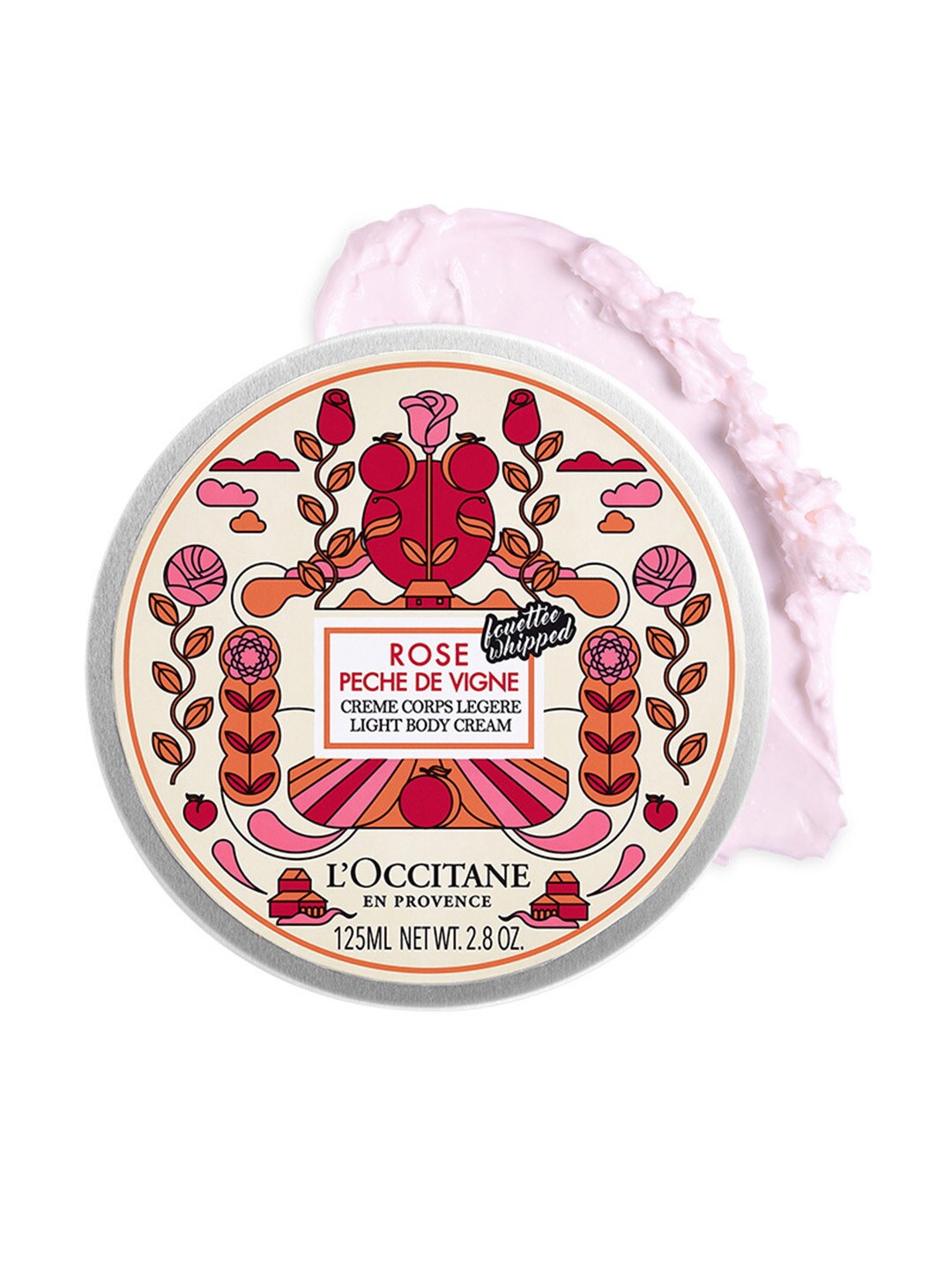 

LOccitane en Provence Rose Vine Peach Light Body Cream - 150ml, Pink