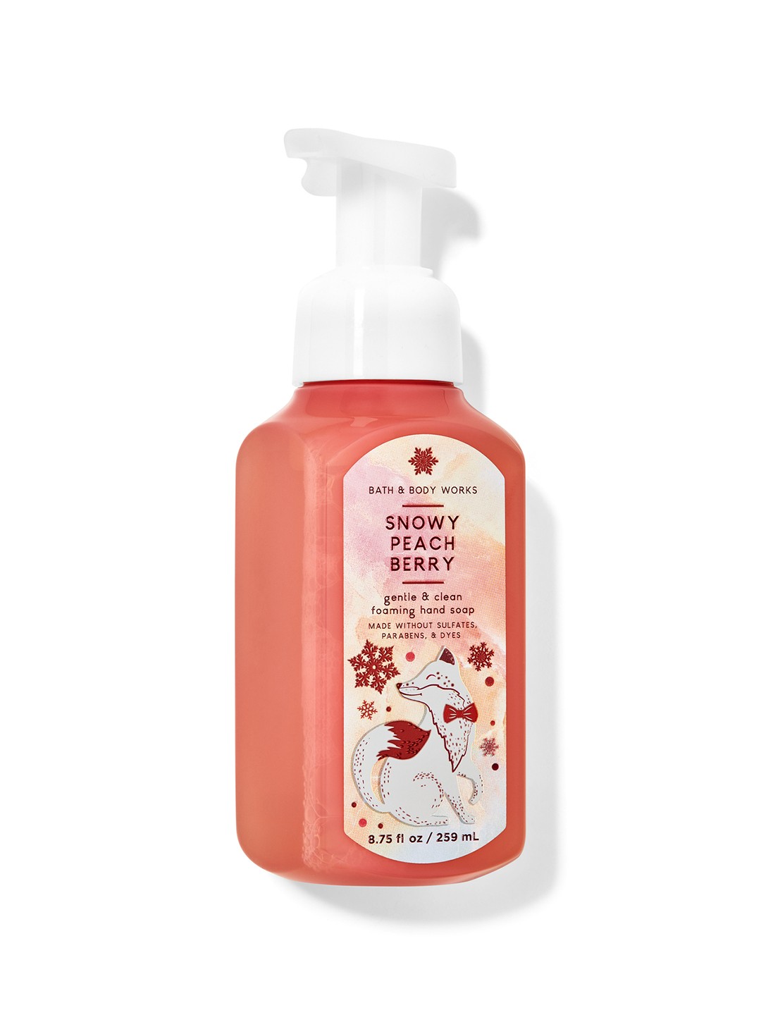 

Bath & Body Works Snowy Peach Berry Gentle & Clean Foaming Hand Soap - 259 ml
