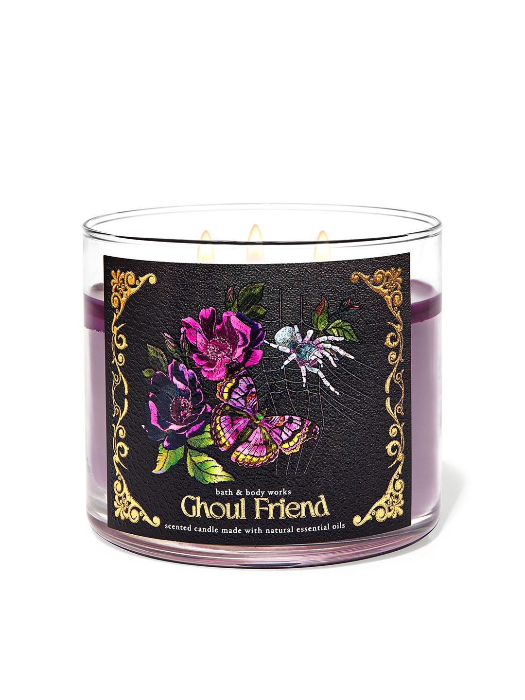 

Bath & Body Works Ghoul Friend 3-Wick Candle - 411 g, Purple