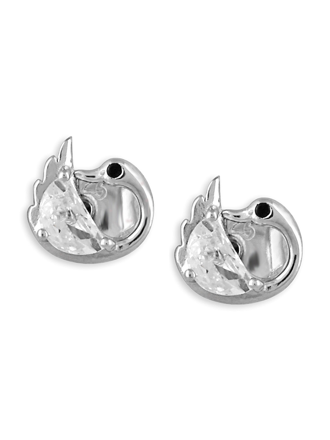 

Silverwala Contemporary Stud Earrings, Silver