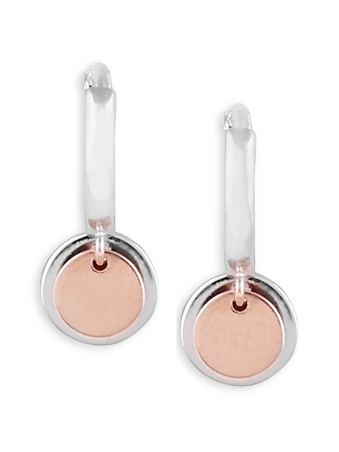 

Silverwala Contemporary Hoop Earrings, Silver