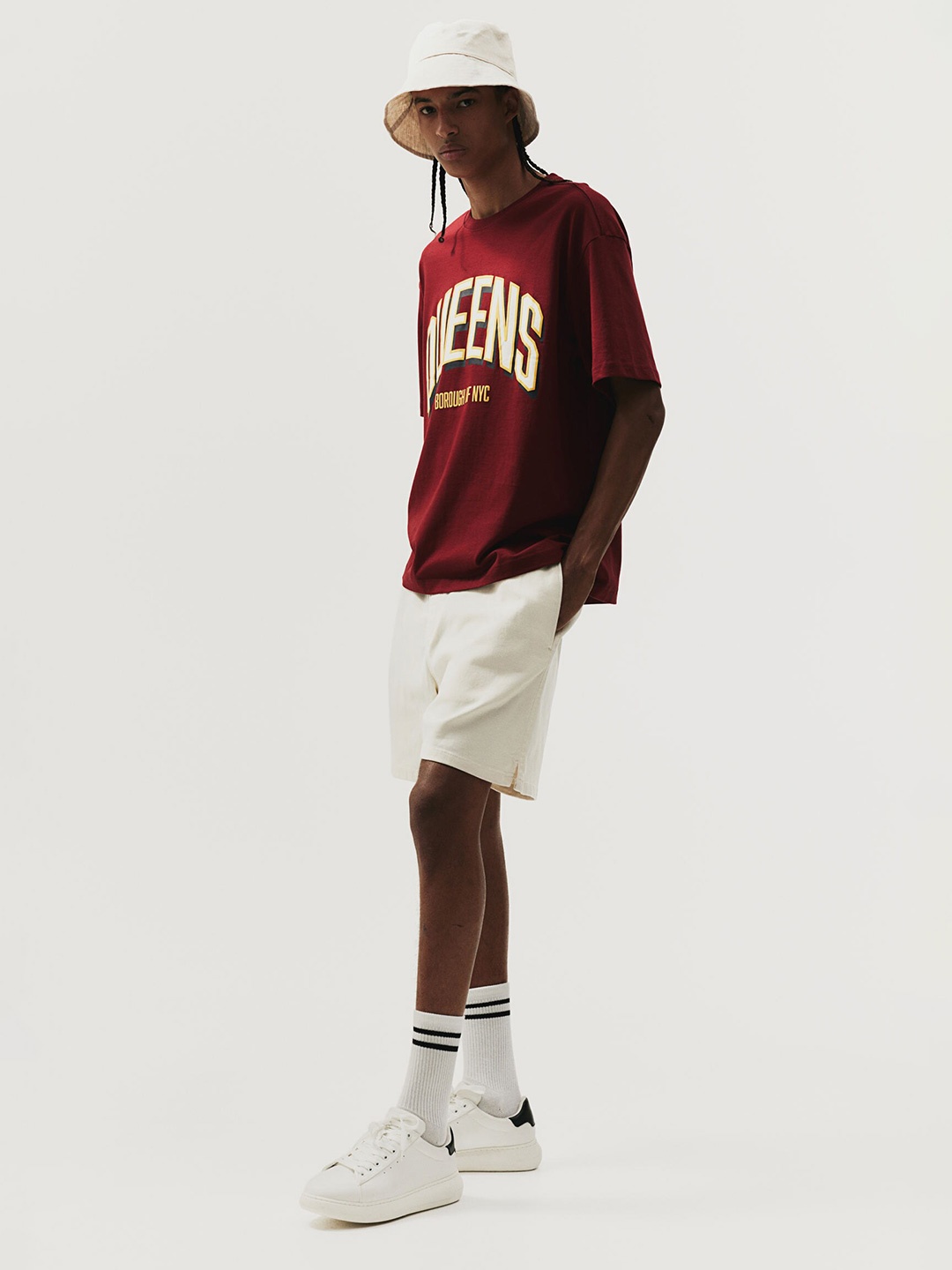 

H&M Loose Fit T-shirt, Red