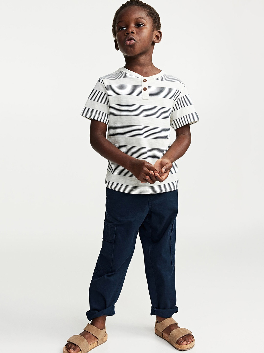 

H&M Boys Pure Cotton 3-Pack Jersey Tops, Red