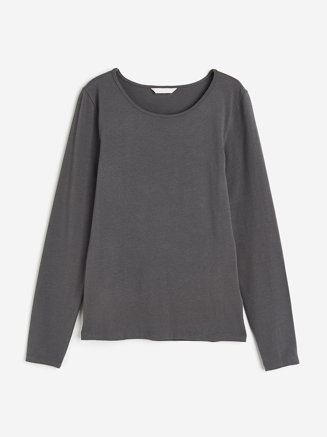 

H&M Long Sleeves Jersey Top, Grey