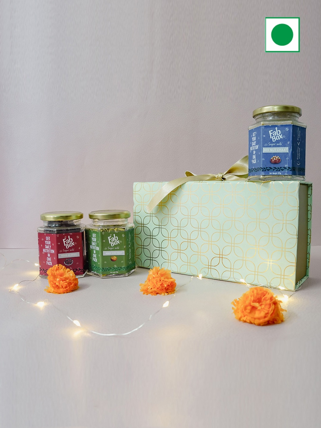 

FabBox Snack Time Gift Hamper, Green