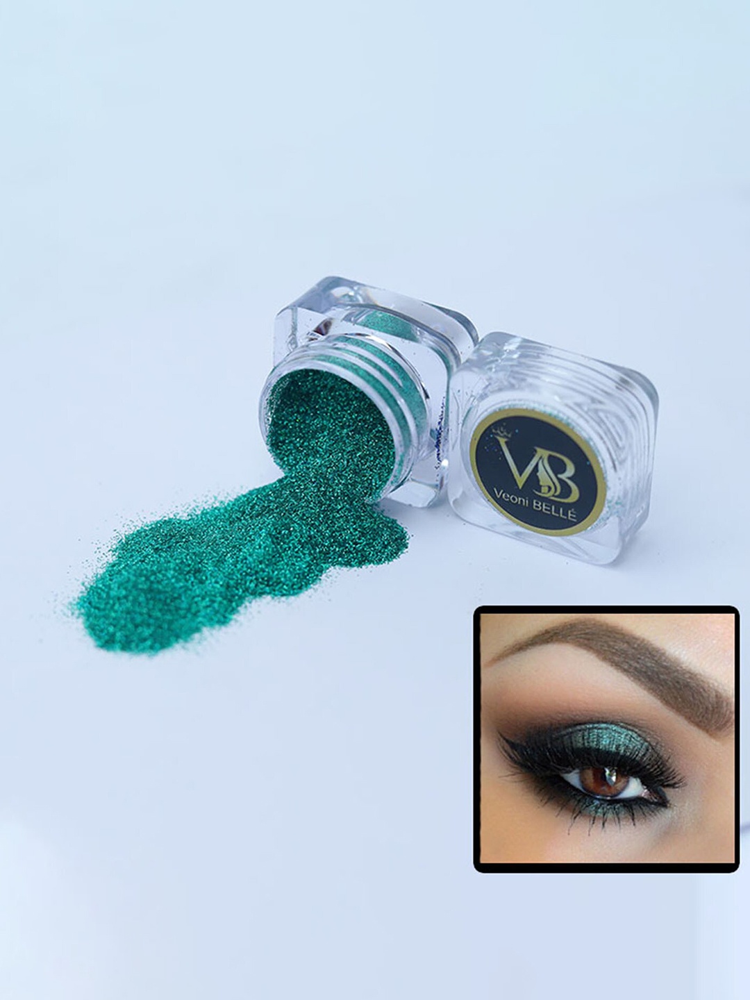 

Veoni BELLE Single Shiny Glitter Eyeshadow 5g - Sea Green