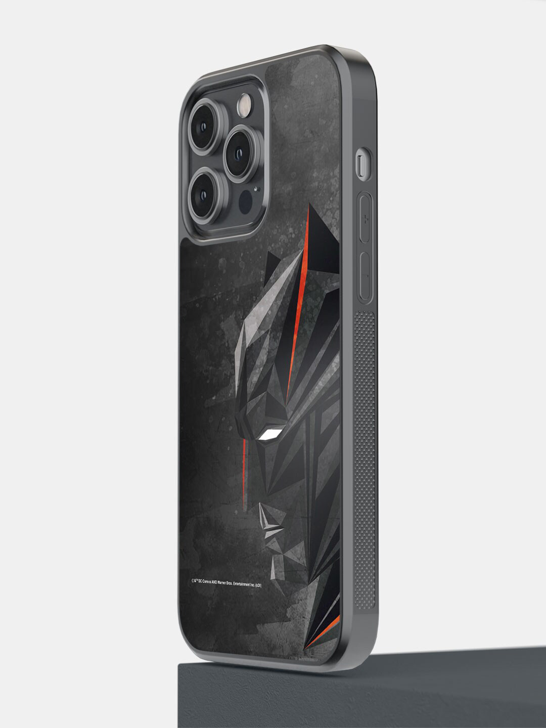 

macmerise Batman Printed iPhone 14 Pro max Phone Bumper Case Cover, Black