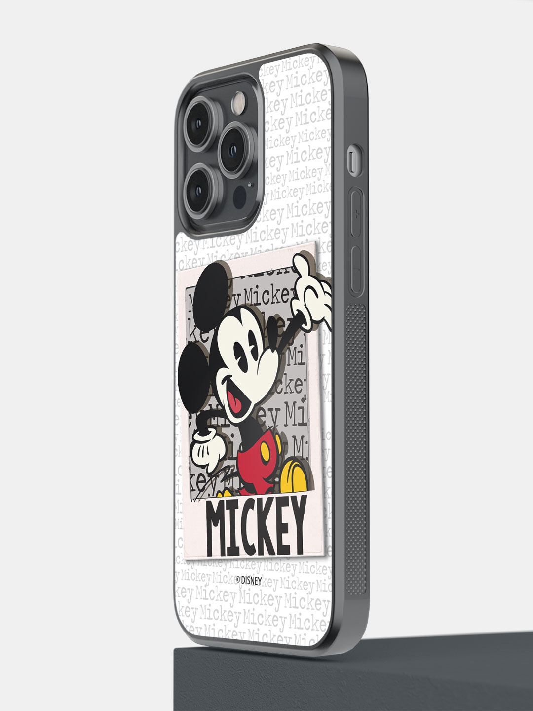 

macmerise Hello Mr Mickey iPhone 14 Pro Max Bumper Case Cover, White