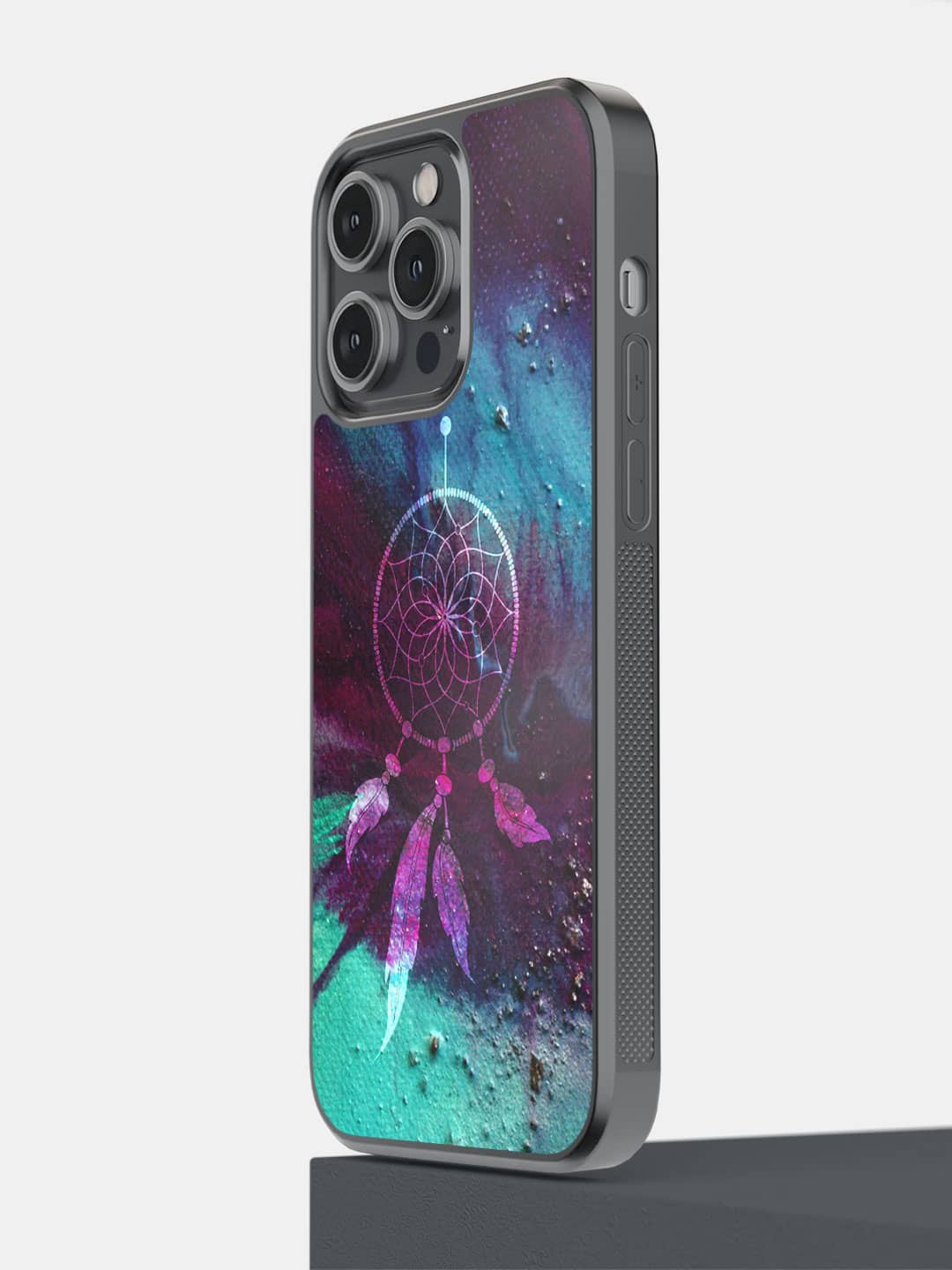 

macmerise Dream Catcher Galaxy iPhone 14 Pro Max Bumper Case, Blue