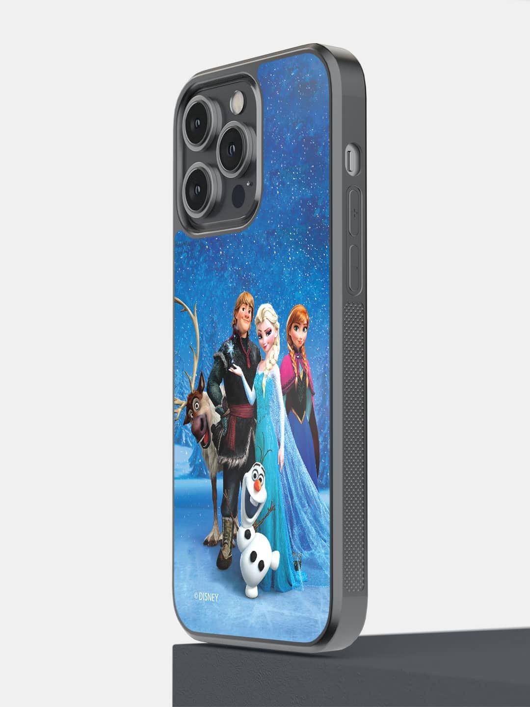 

macmerise Frozen Together iPhone 14 Pro Max Bumper Case Cover, Blue