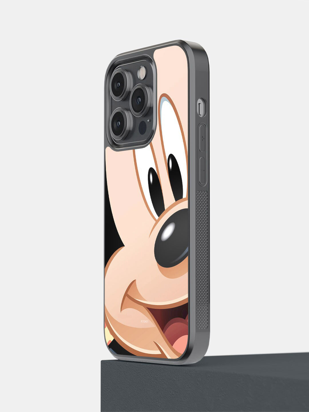 

macmerise Mickey Mouse iPhone 14 Pro Max Bumper Case Cover, Beige
