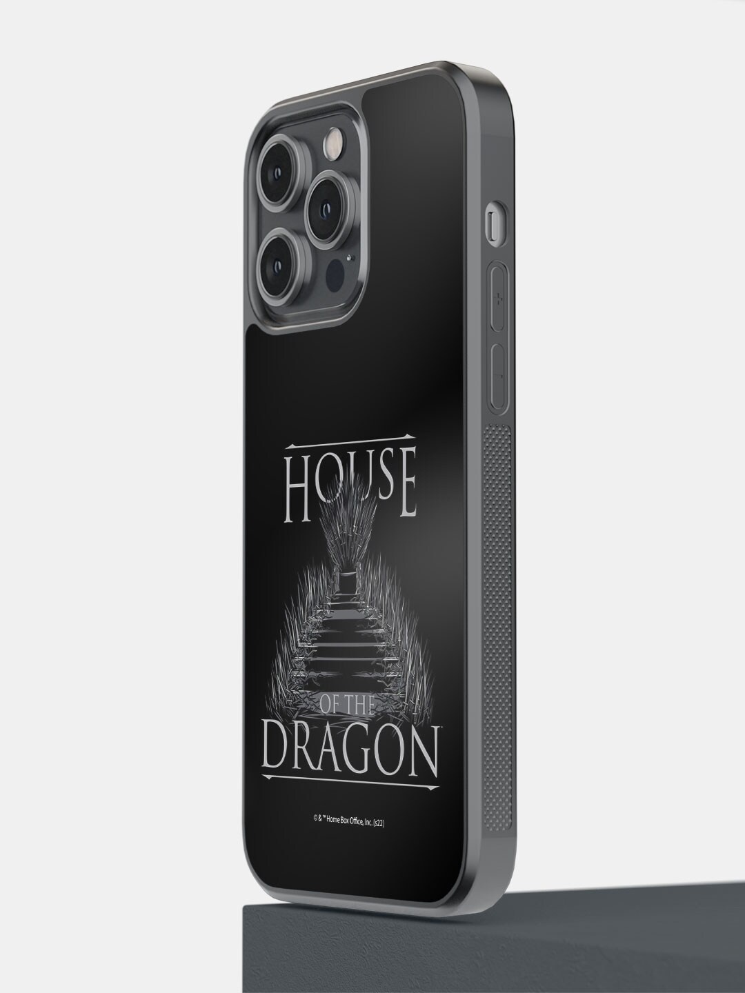 

macmerise Iron Throne Printed iPhone 14 Pro Max Bumper Case Cover, Black