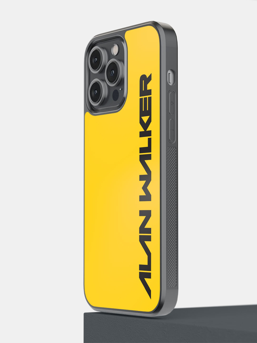 

macmerise Typography Printed iPhone 14 Pro Max Phone Bumper Case, Yellow