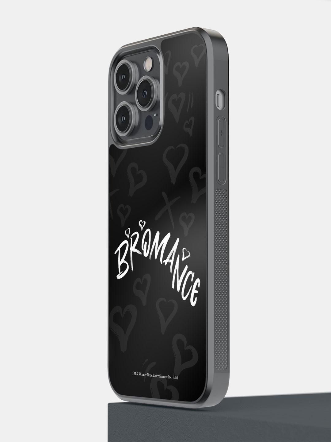 

macmerise Bromance iPhone 14 Pro Max Bumper Case Cover, Black
