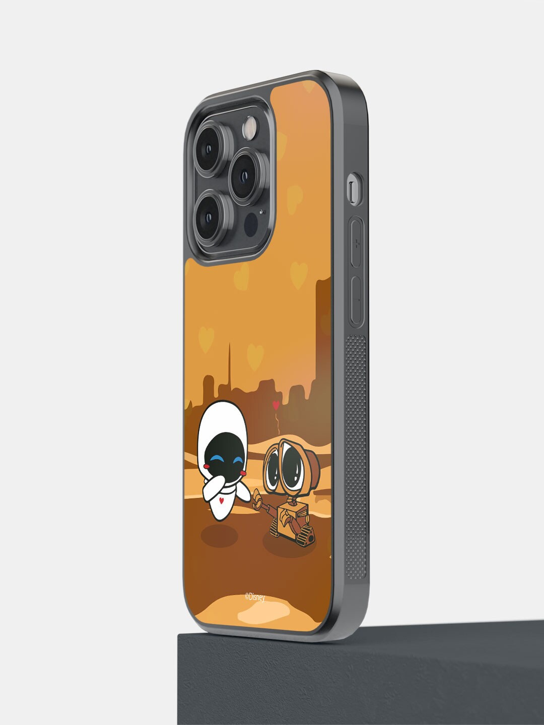 

macmerise Wondrous Wall E Printed iPhone 14 Pro Phone Bumper Case, Brown