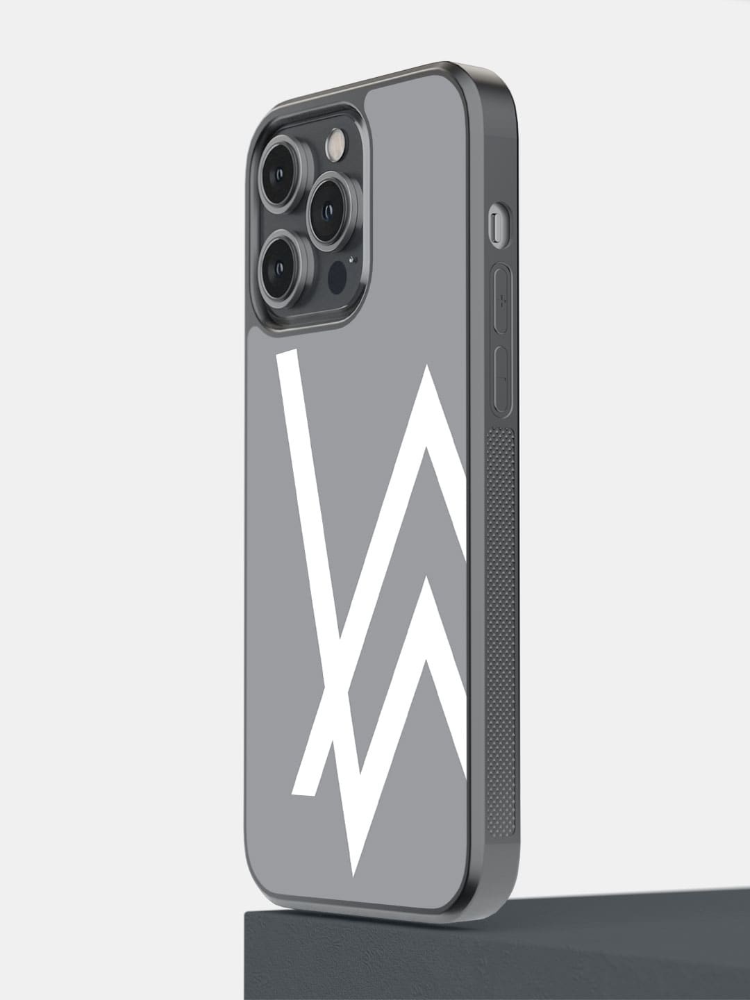 

macmerise Alan Walker Zoom In iPhone 14 Pro Max Bumper Case Cover, Grey