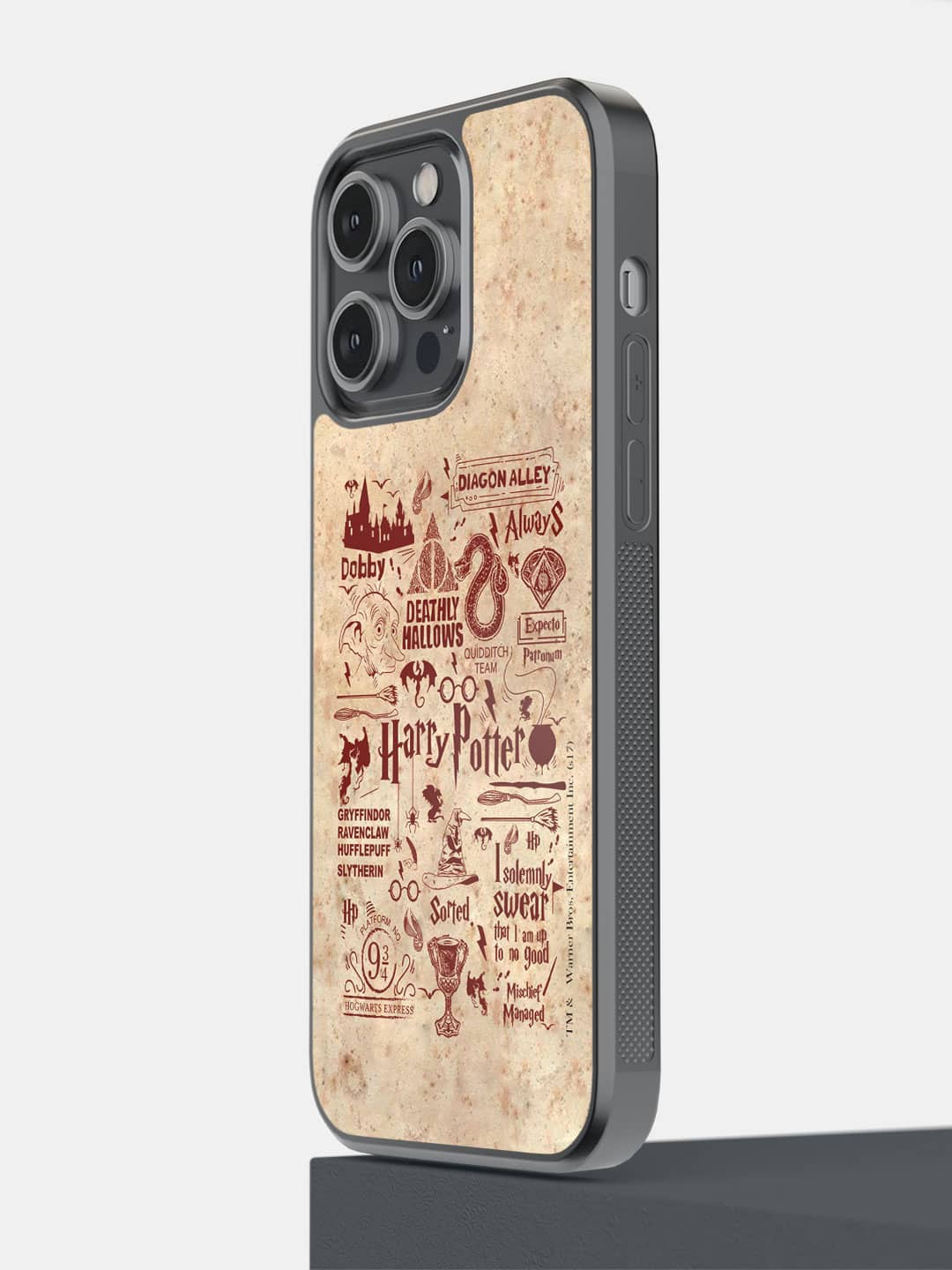 

macmerise Typography Printed iPhone 14 Pro Max Phone Bumper Case, Beige