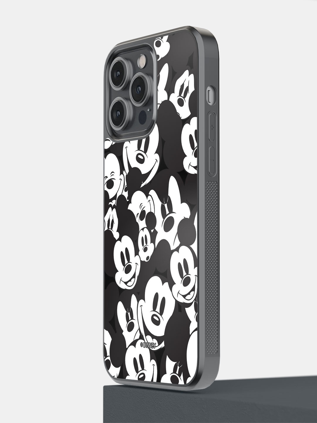 

Macmerise Mickey Mouse Printed iPhone 14 Pro Max Bumper Case, Black