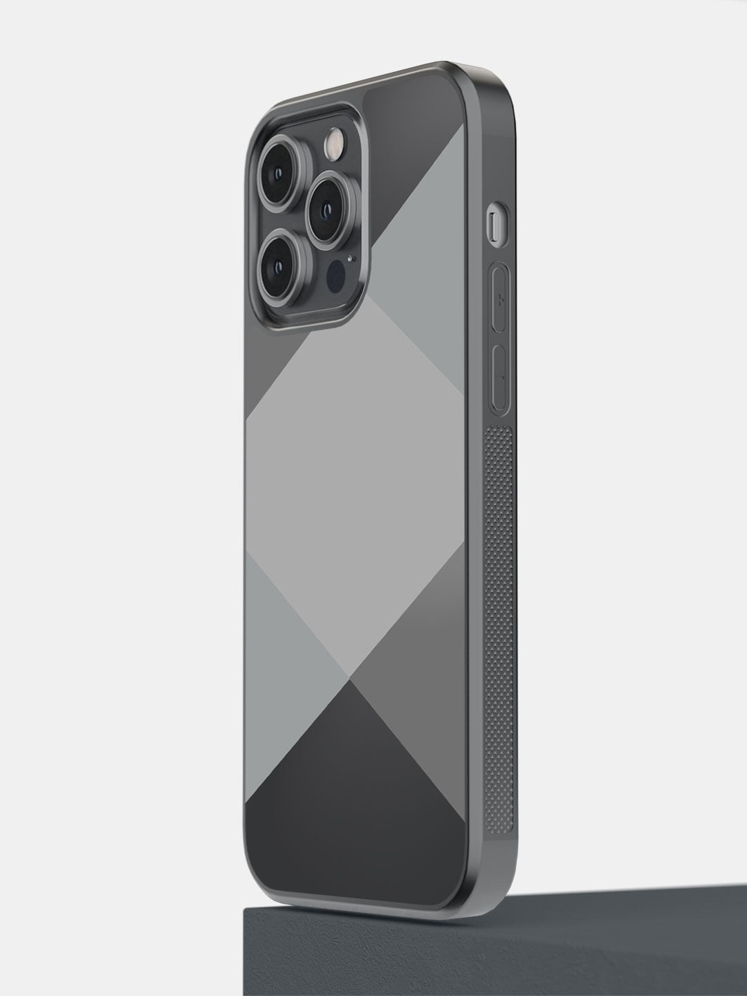 

macmerise Criss Cross iPhone 14 Pro Max Bumper Case Cover, Black