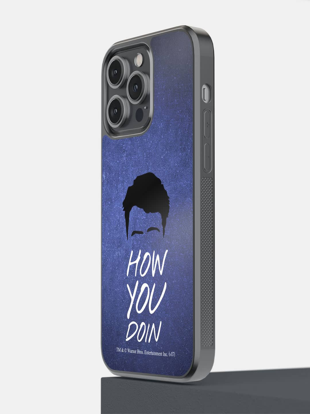 

macmerise Blue How You Doin Printed iPhone 14 Pro Max Bumper Case Cover