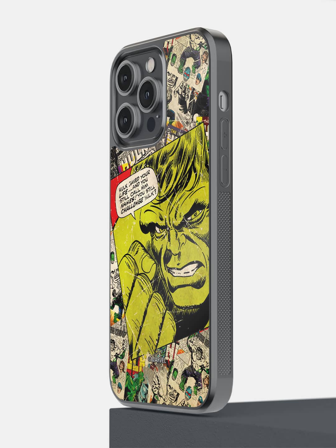 

macmerise Hulk Printed iPhone 14 Pro Max Phone Bumper Case, Green