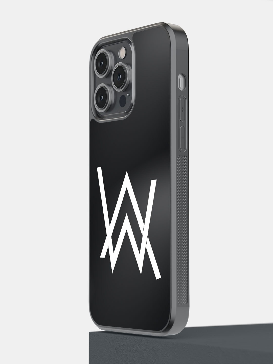 

macmerise Alan Walker Logo iPhone 14 Pro Max Bumper Case Cover, Black