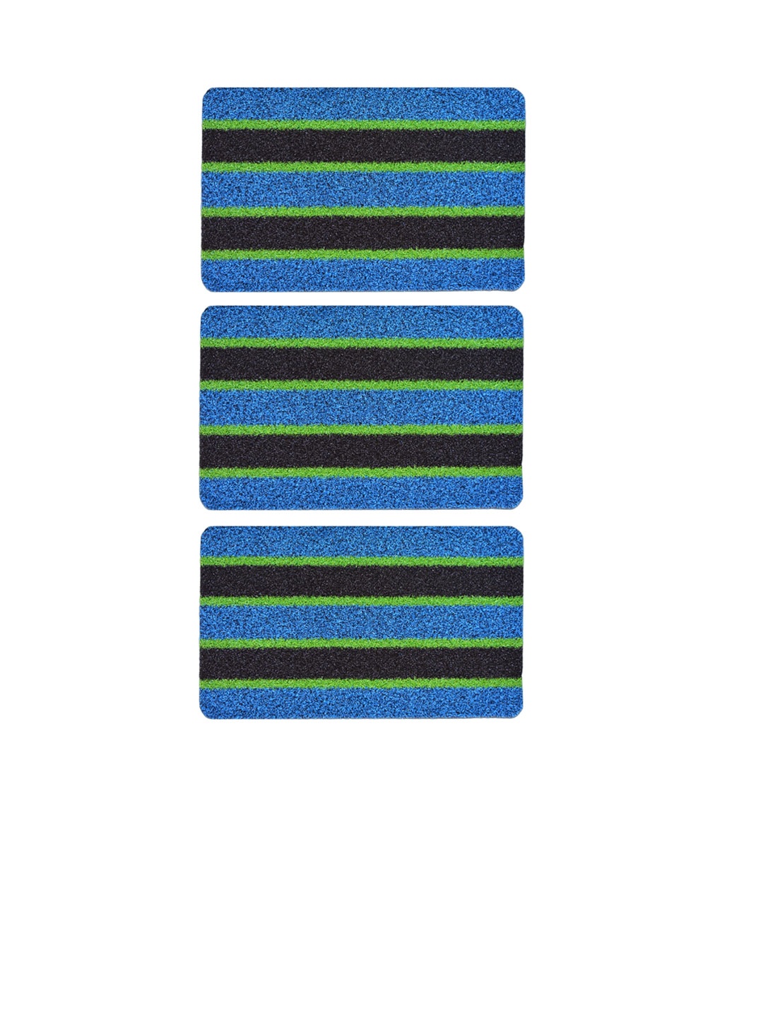 

Athom Living Blue 3 Pieces Self-Designed Anti-Skid Doormat