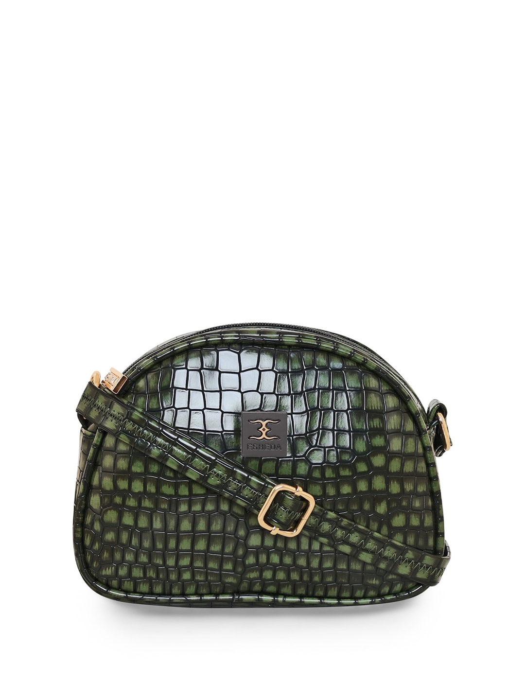 

ESBEDA Animal Textured PU Sling Bag, Green