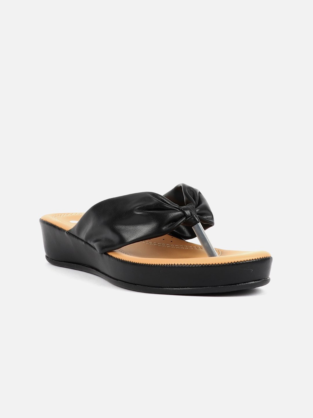 

Carlton London Open Toe Flatform Heels, Black