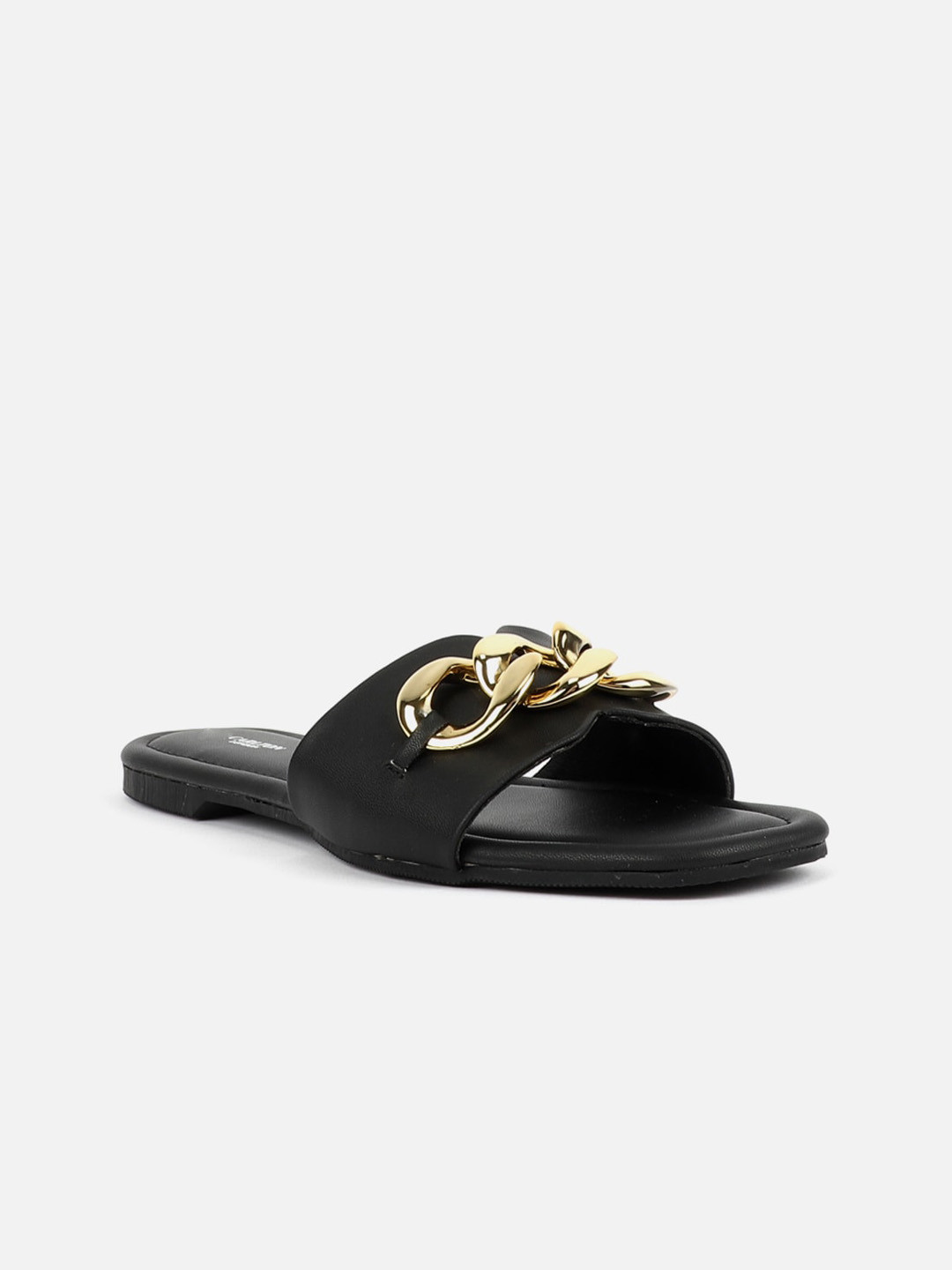 

Carlton London Embellished Open Toe Flats, Black