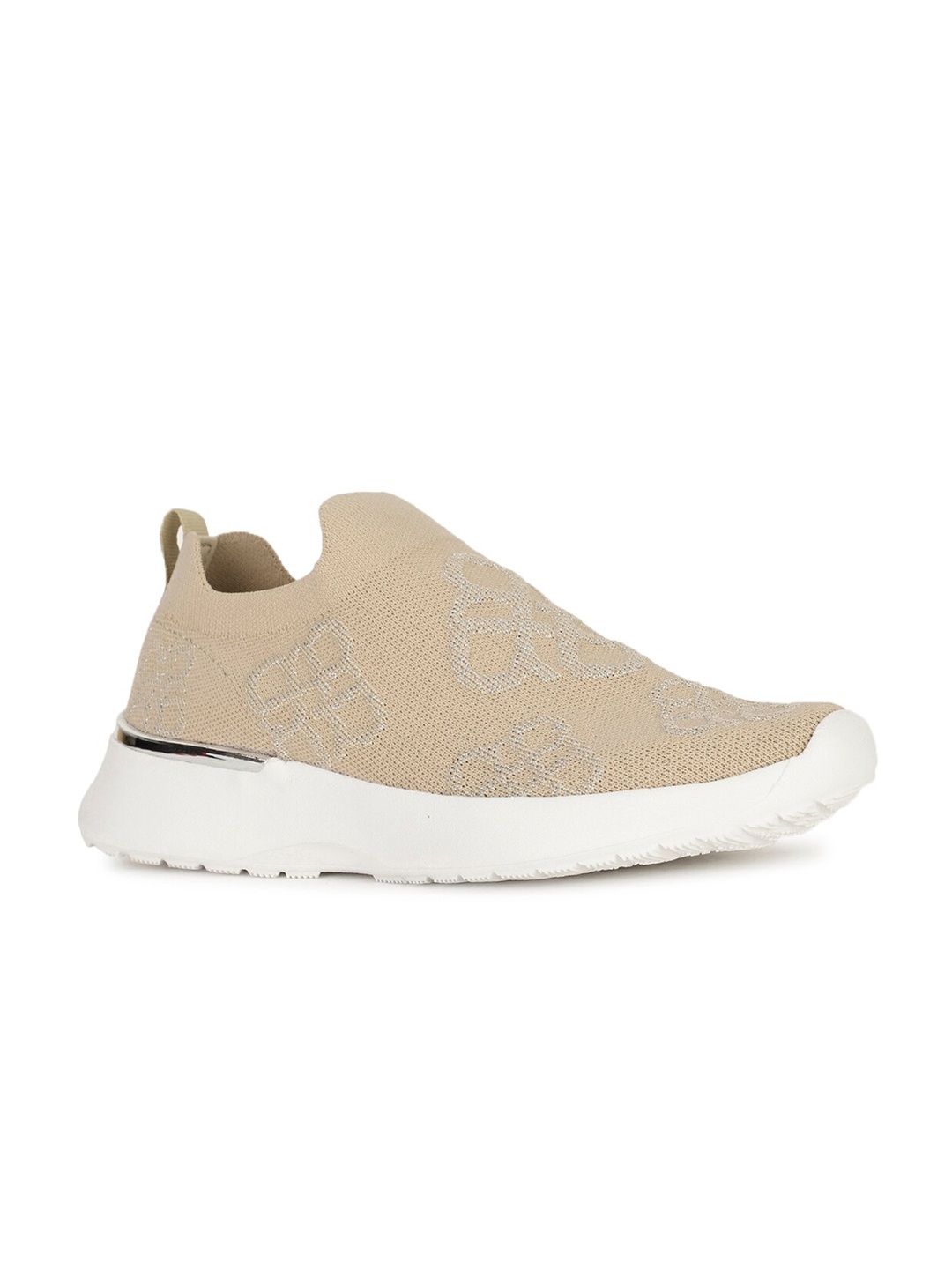 

Bata Women Textured Slip-On Walking Shoes, Beige