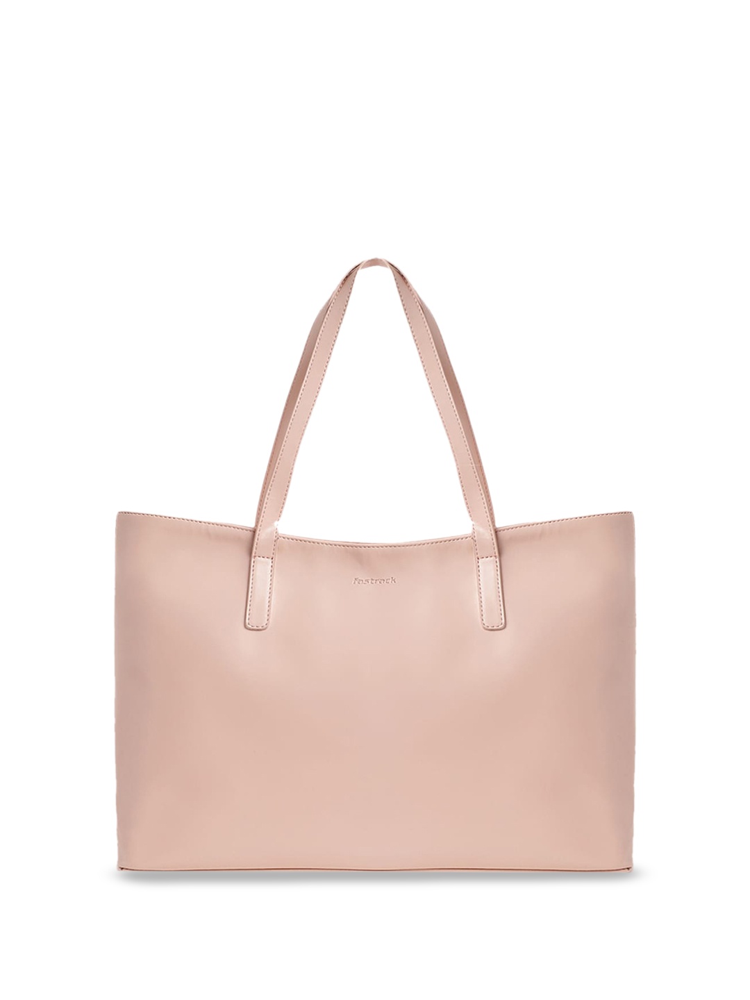 

Fastrack Textured Oversized Shopper Tote Bag, Pink