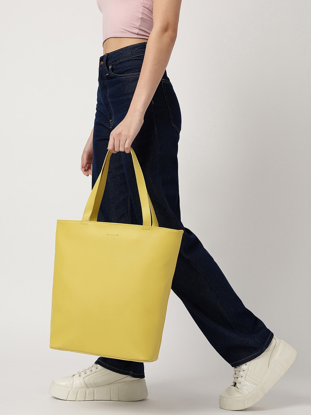 

Fastrack Women Celery Green College Tote Bag
