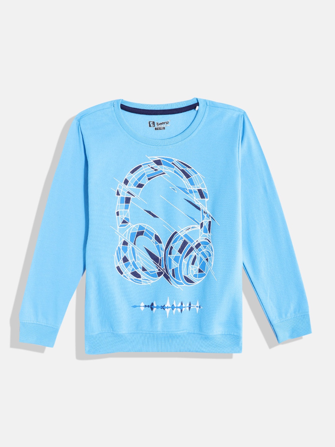 

Eteenz Boys Premium Cotton Graphic Printed Sweatshirt, Blue