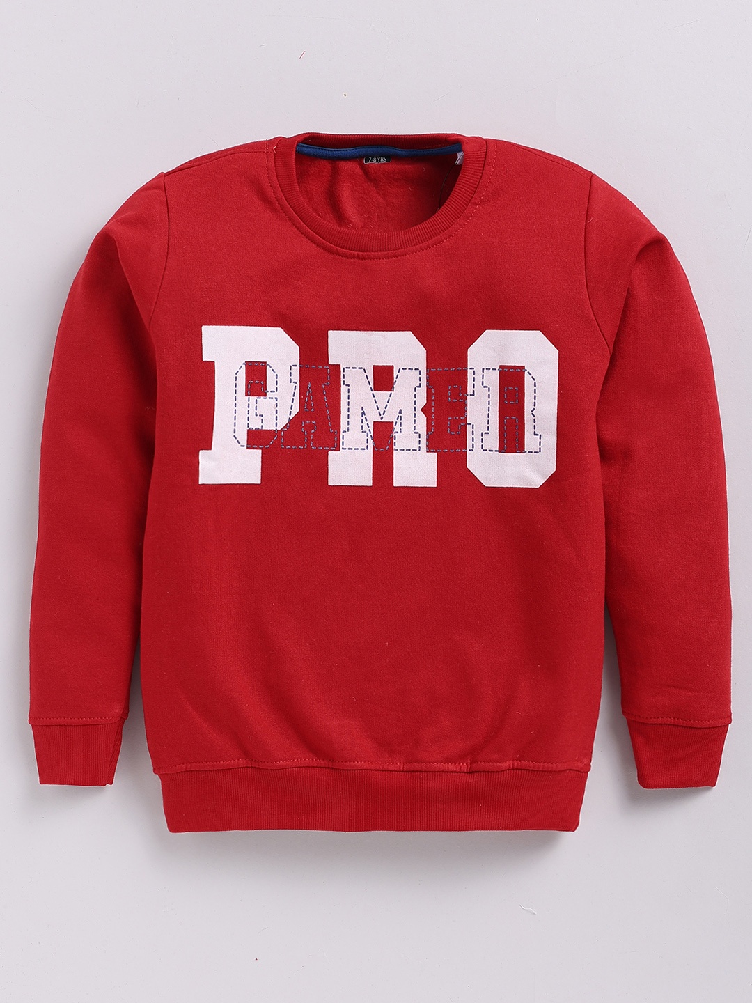 

Eteenz Boys Premium Cotton Typography Printed Sweatshirt, Red