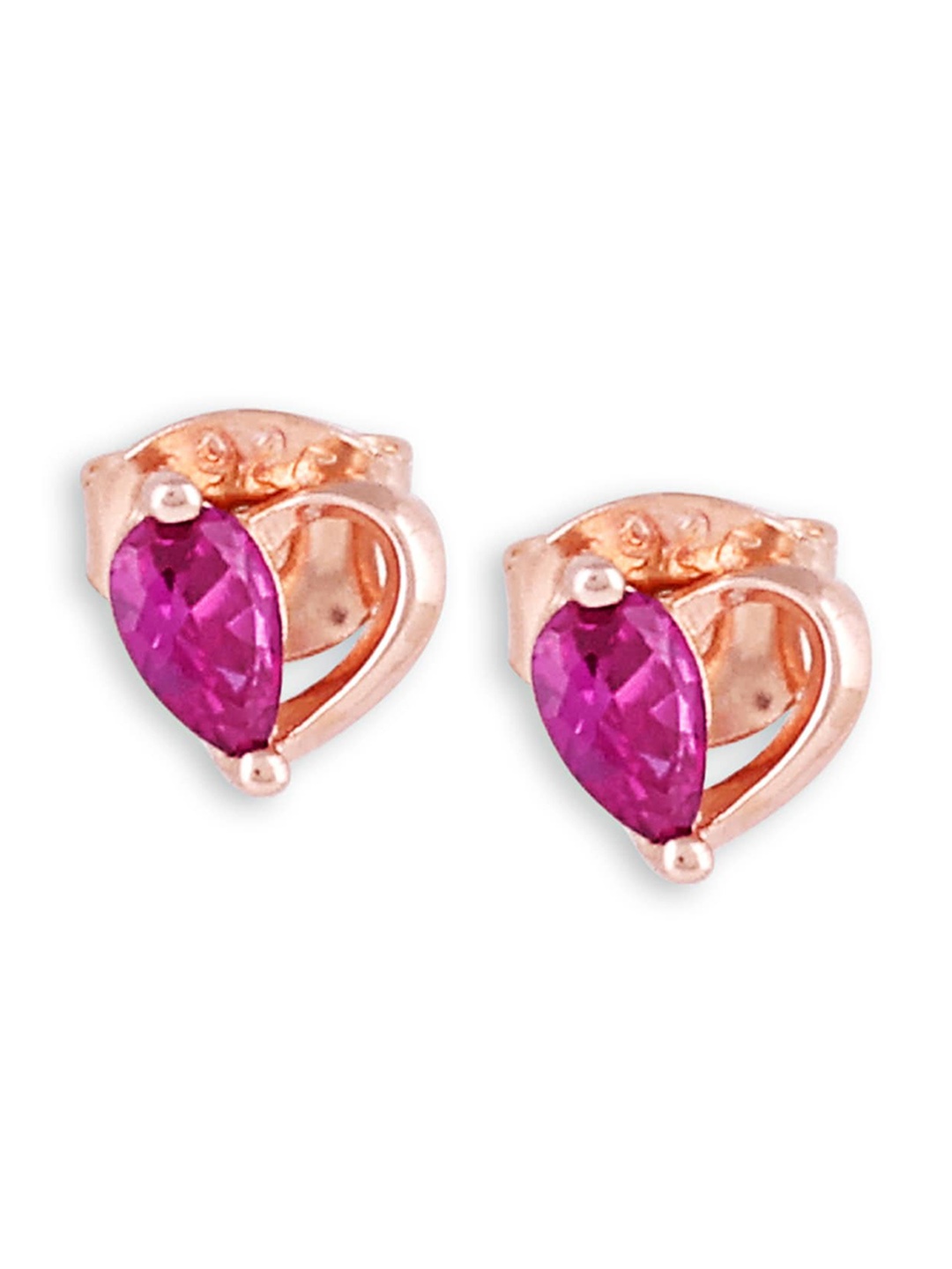 

Silverwala Cubic Zirconia Stone-Studded Contemporary 925 Silver Stud Earring