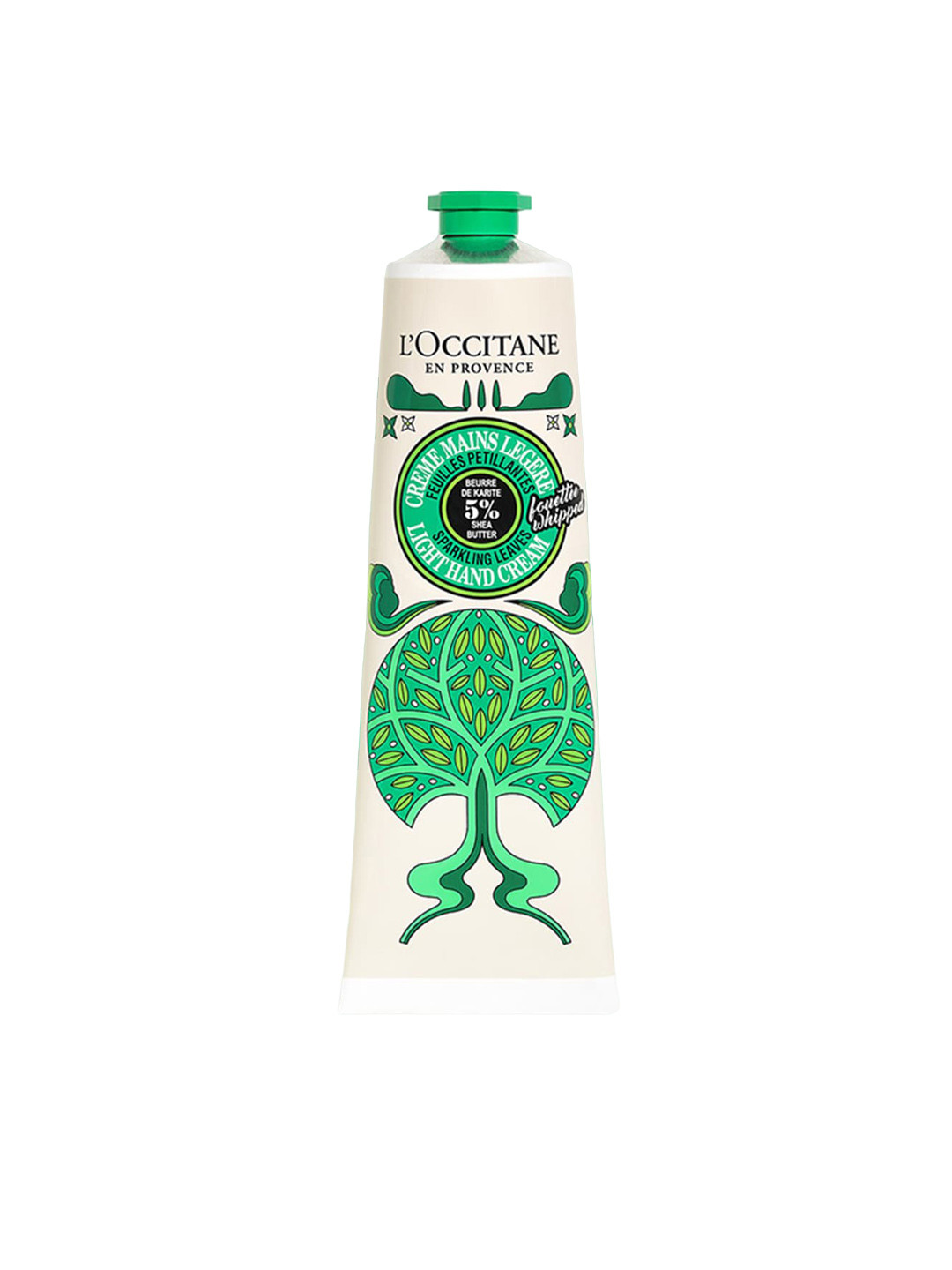 

LOccitane en Provence Sparkling Leaves Light Hand Cream With Shea Butter - 150ml, Green