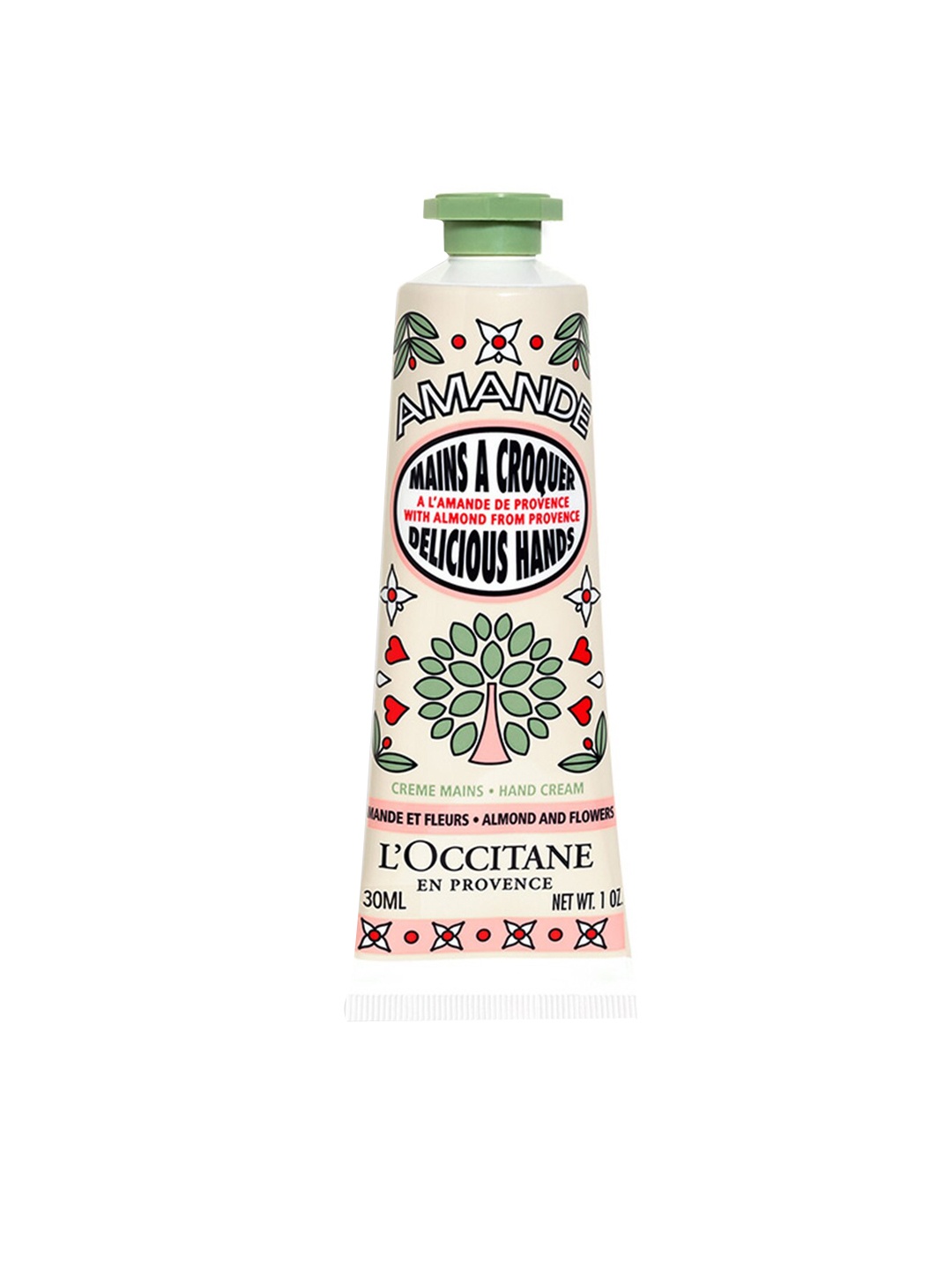 

LOccitane en Provence Almond & Flowers Hand Cream with Shea Butter - 30ml, Yellow