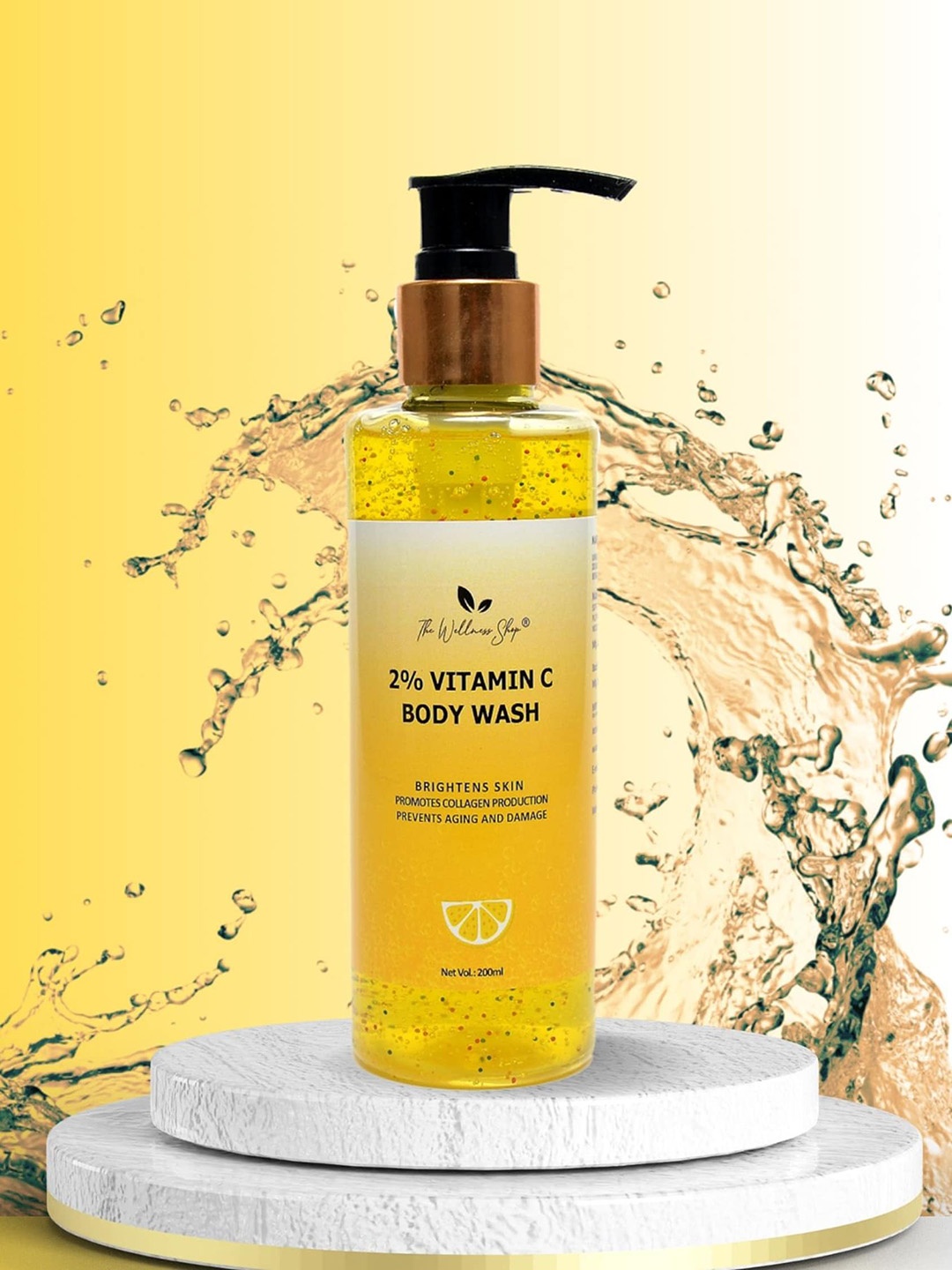 

The Wellness Shop 2% Vitamin C Body Wash - 200ml, Yellow