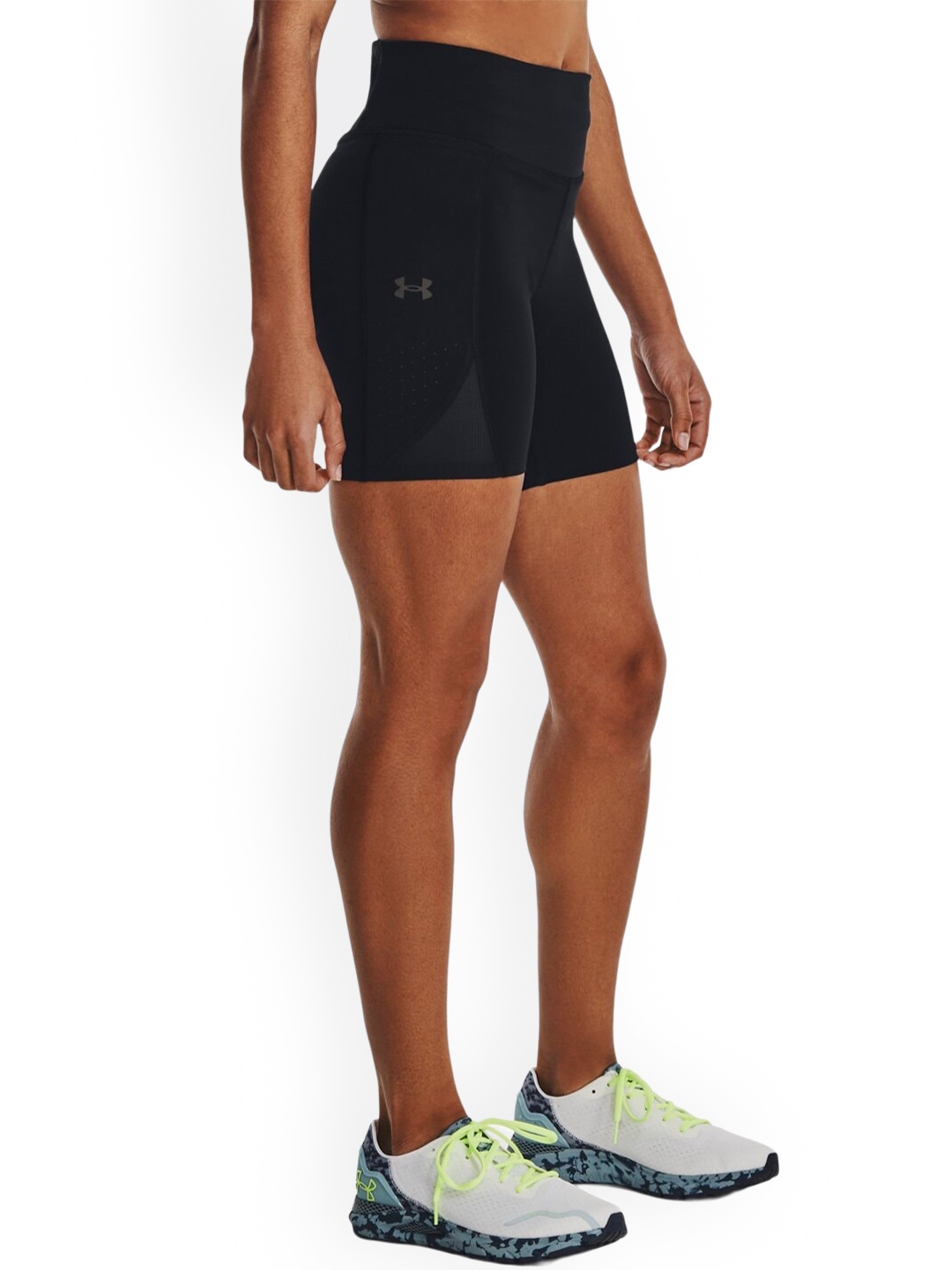 

UNDER ARMOUR Women Run Stamina Half Tight Sports Shorts, Black