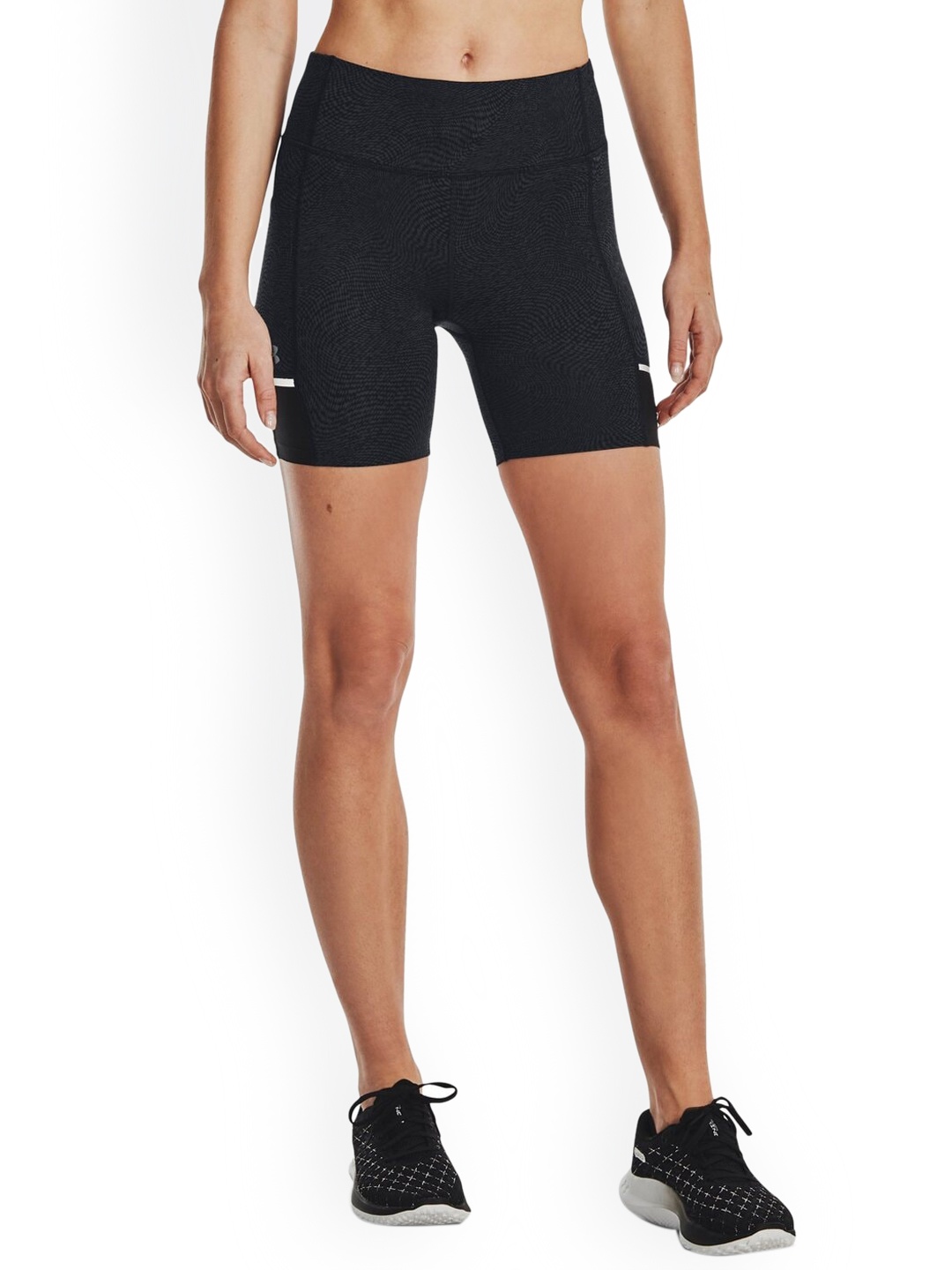

UNDER ARMOUR Women Fly Fast 3.0 Half Tight Sports Shorts, Black