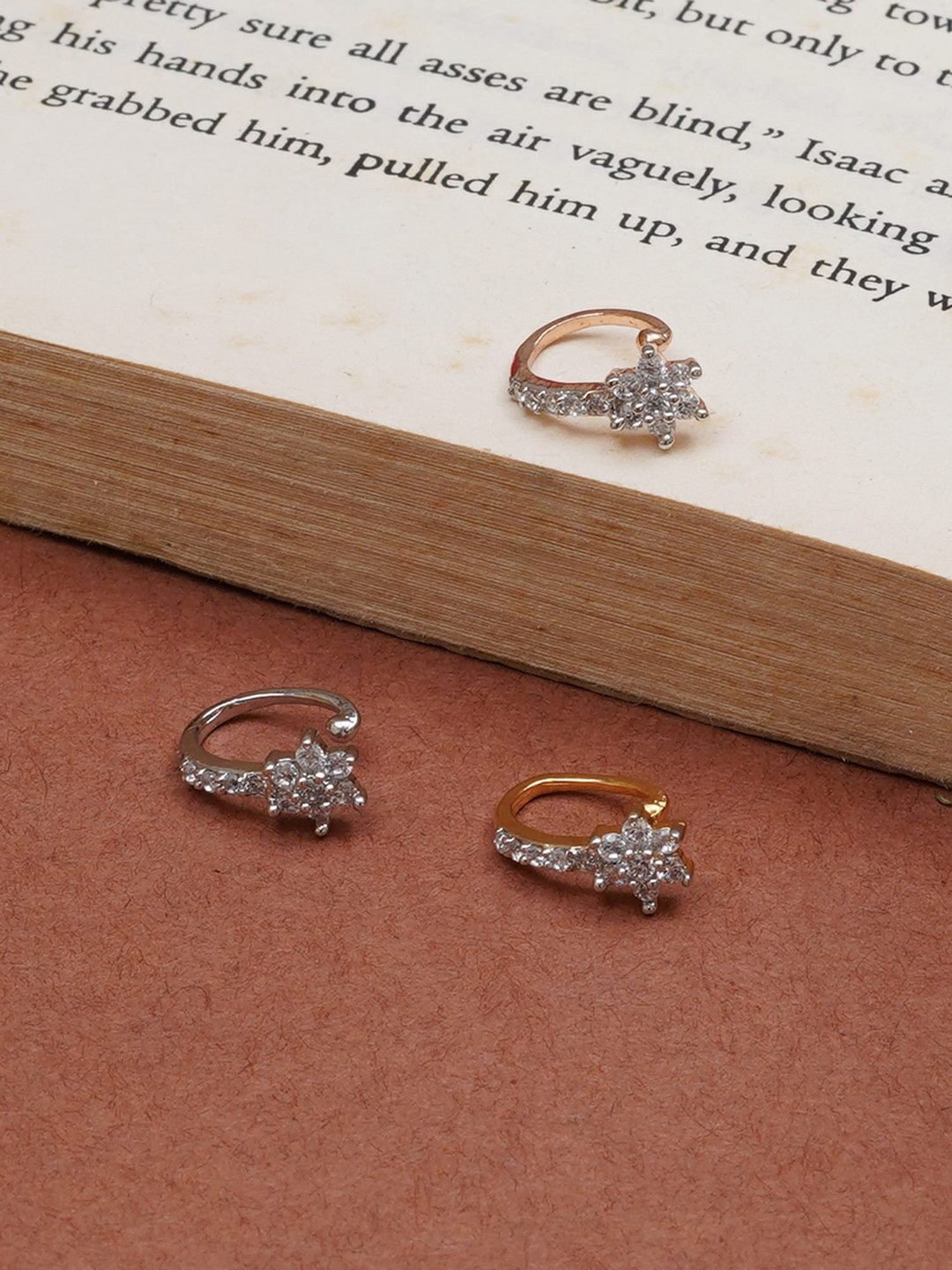 

Mali Fionna Set of 3 Gold Plated Nosepin