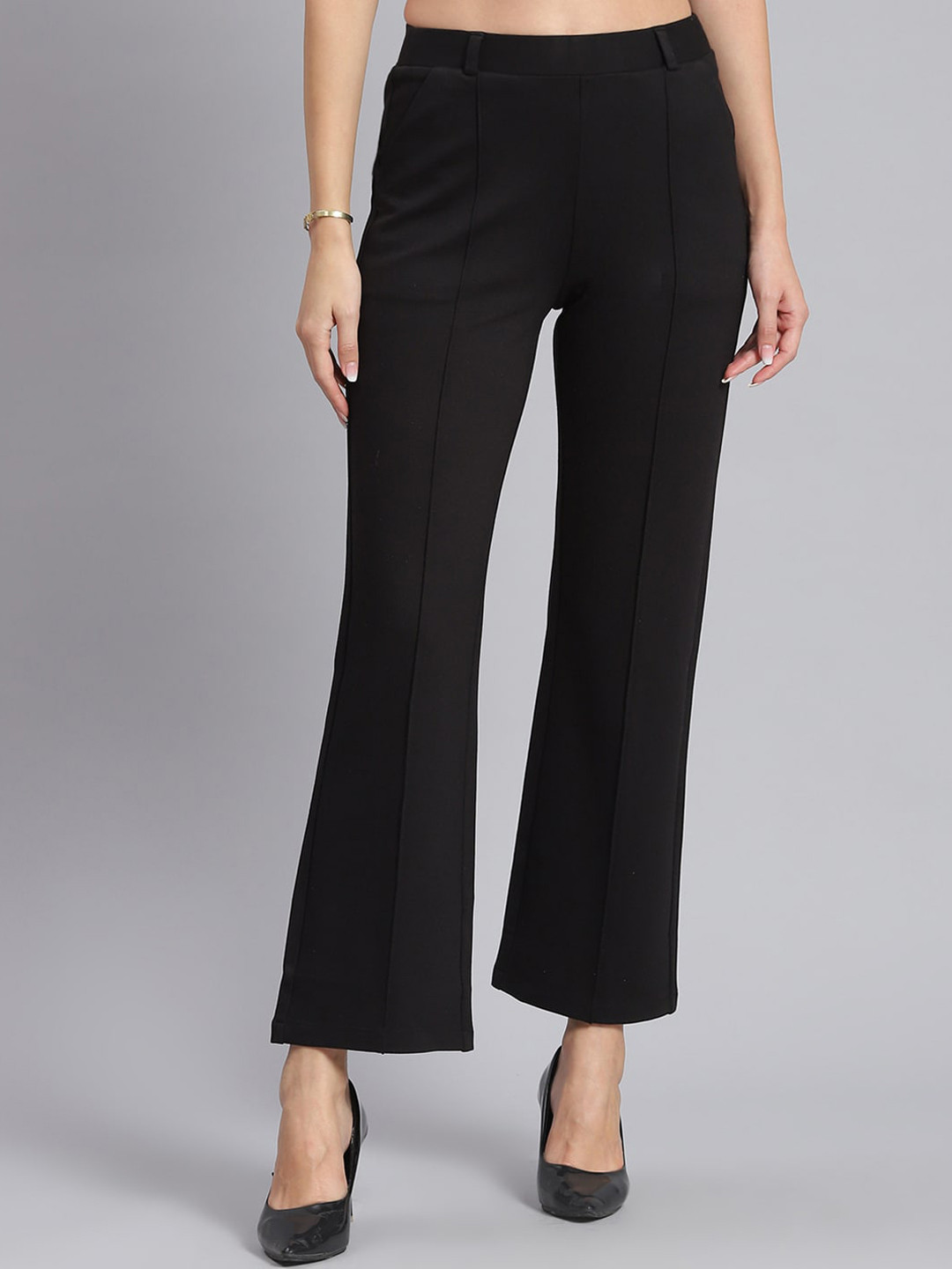 

Monte Carlo Women Black Trousers